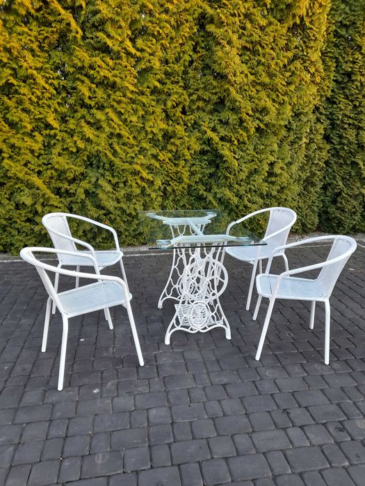 Meble ogrodowe, komplet ogrodowy