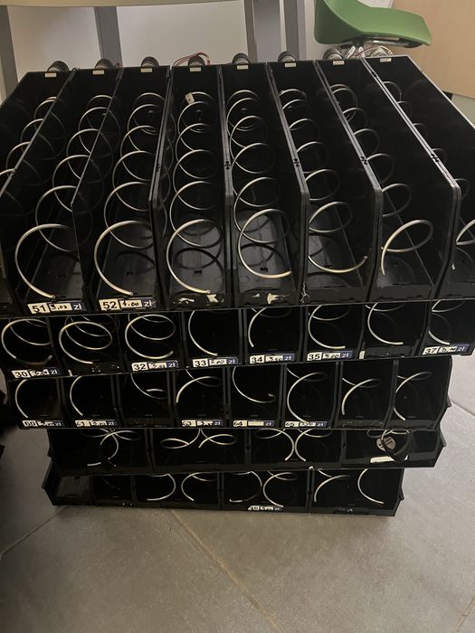 Szuflady do podawcze do automatów sprzedażowych