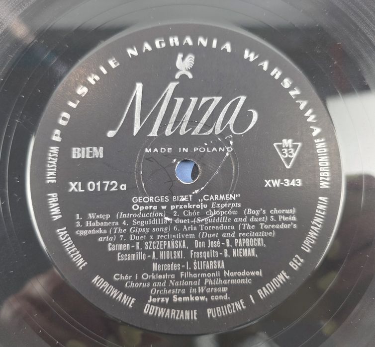 Płyta winylowa Bizet – Carmen Fragmenty