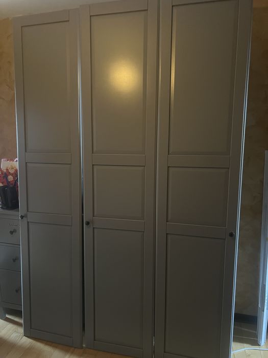 Drzwi ikea pax tyssedal szare 229x50