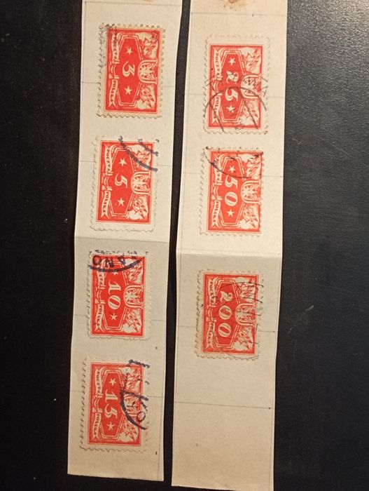 7 selos oficial 1920 - Polonia -  Poczta Polska - 	Polonia