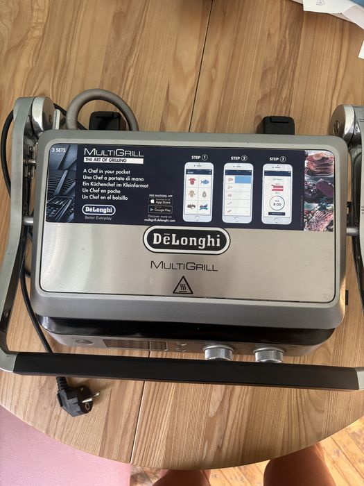 Гриль-DeLonghi CGH 1030D MultiGrill, 3 насадки ( вафельниця )