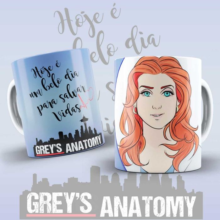 Caneca Grey's Anatomy - Série TV