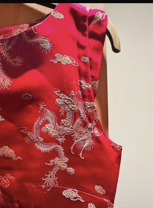 Vestido em Seda Chinesa