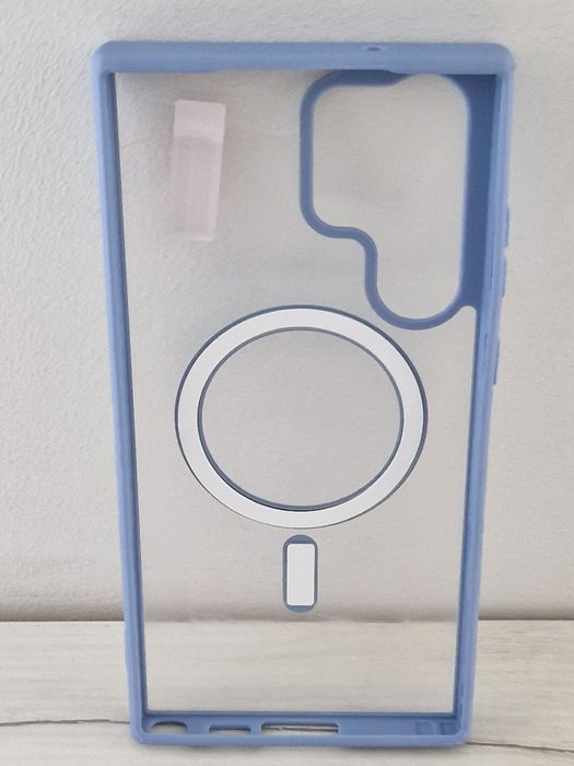 Acrylic Color Magsafe Case do Samsung Galaxy S23 Ultra jasnoniebieski