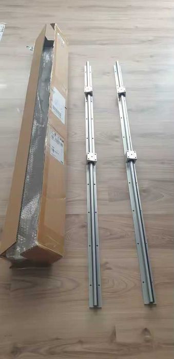 Prowadnica szyna liniowa SBR12 1000mm z blokami ślizgowymi - 2 SZTUKI