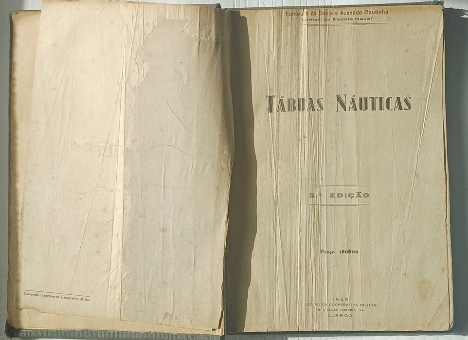 Marinha Tábuas Náuticas Ano 1945 Raríssimo6