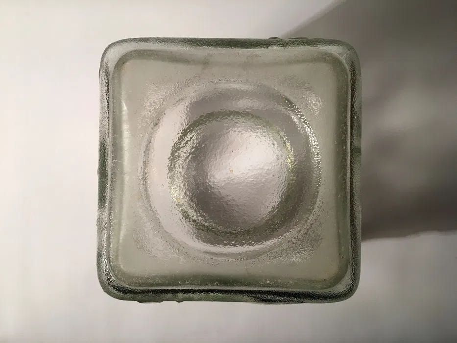 FRASCO / AÇÚCAR - meados do século XX - 23,5 x 15 x 15 cm/s