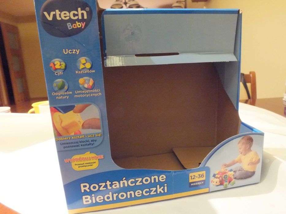 Roztańczone biedroneczki interaktywne Vtech 12-36m język polski karton