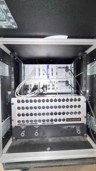 Soundcraft VI400 (Upgrade Oficial) + Local Rack + Stage Box | Sistema Completo Profissional | Flight Cases