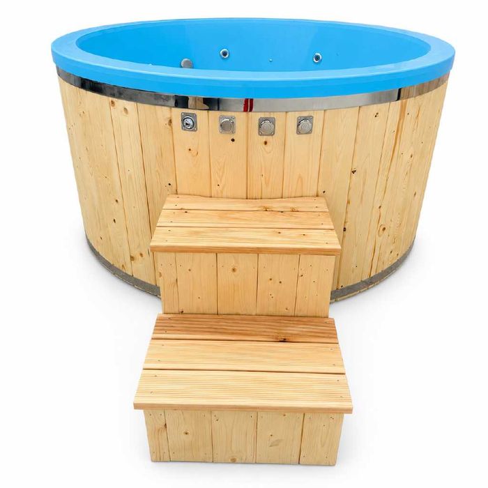 Balia ogrodowa elektryczna E-BALIA 6 osób kopolimer PP jacuzzi Wi-Fi LED