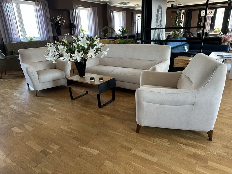 Sofa i dwa Fotele - Orchis Vero