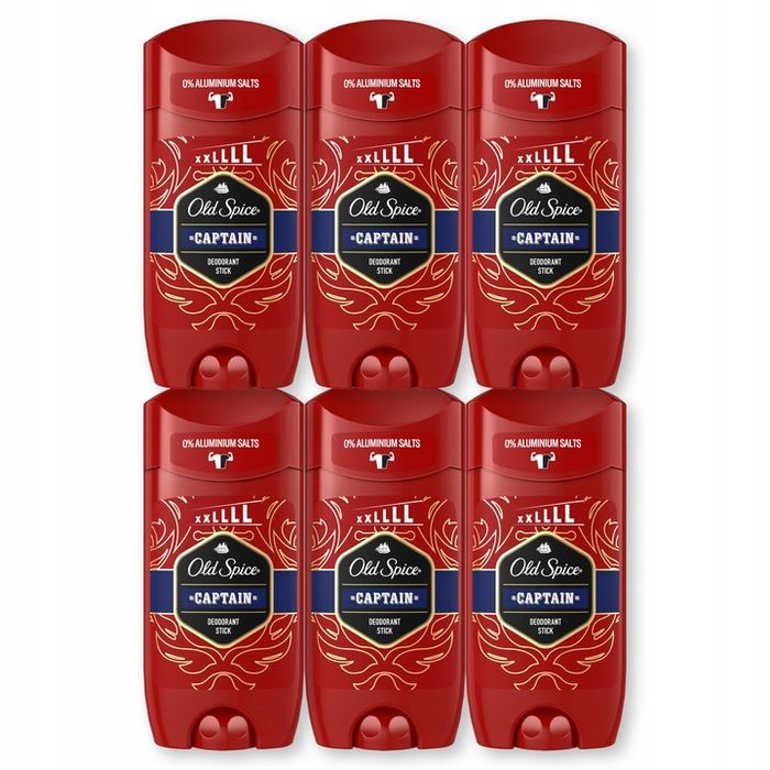 old spice captain dezodorant sztyft 6x85 ml