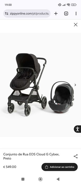 Carrinho bebe 3em1 CYBEX EOS