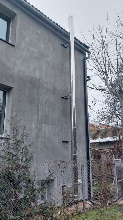 Монтаж Гільзування Димоходів,встановлення димохідних труб,овал комен,