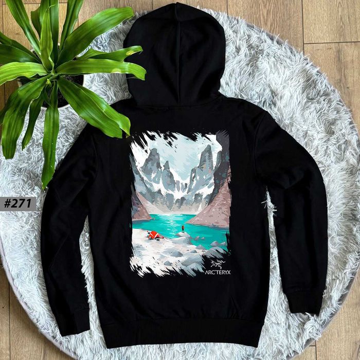 Кофта Артерикс Черная — Мужское Худи Arcteryx Lake — S M L XL XXL