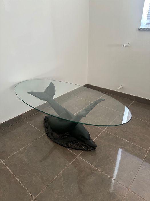 Mesa de Sofá em Vidro como nova muito bonita