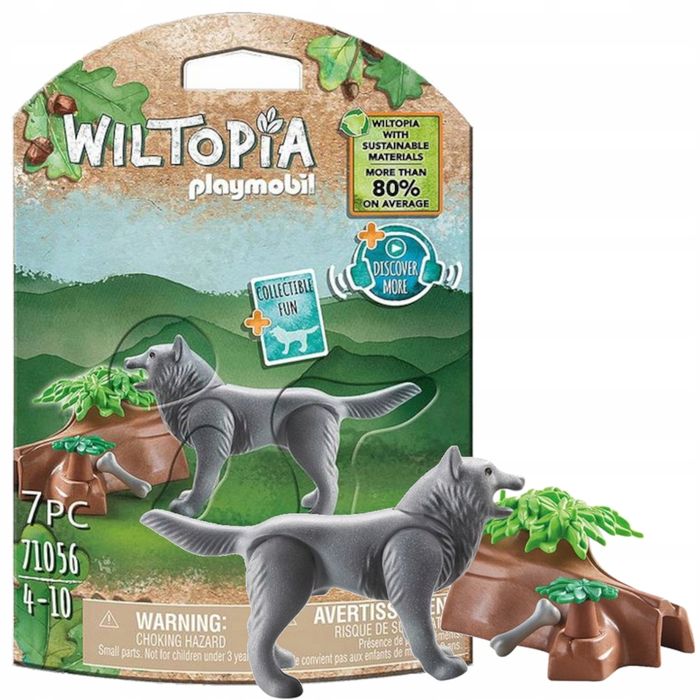 Wilk Figurka Playmobil Wiltopia 71056 Zestaw Wraz Z Akcesoriami