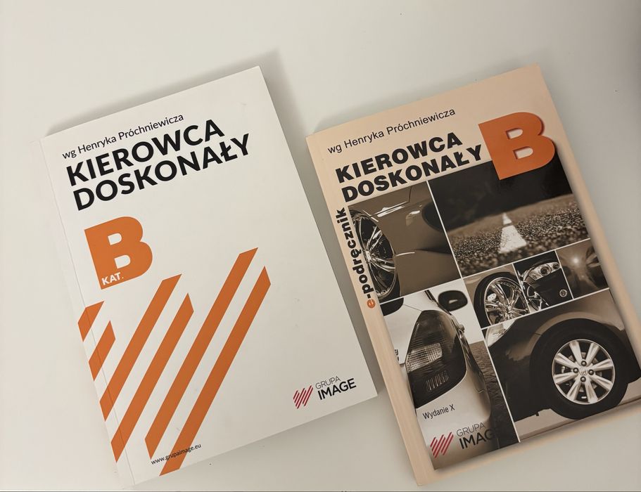zestaw dwóch książek kierowca doskonały