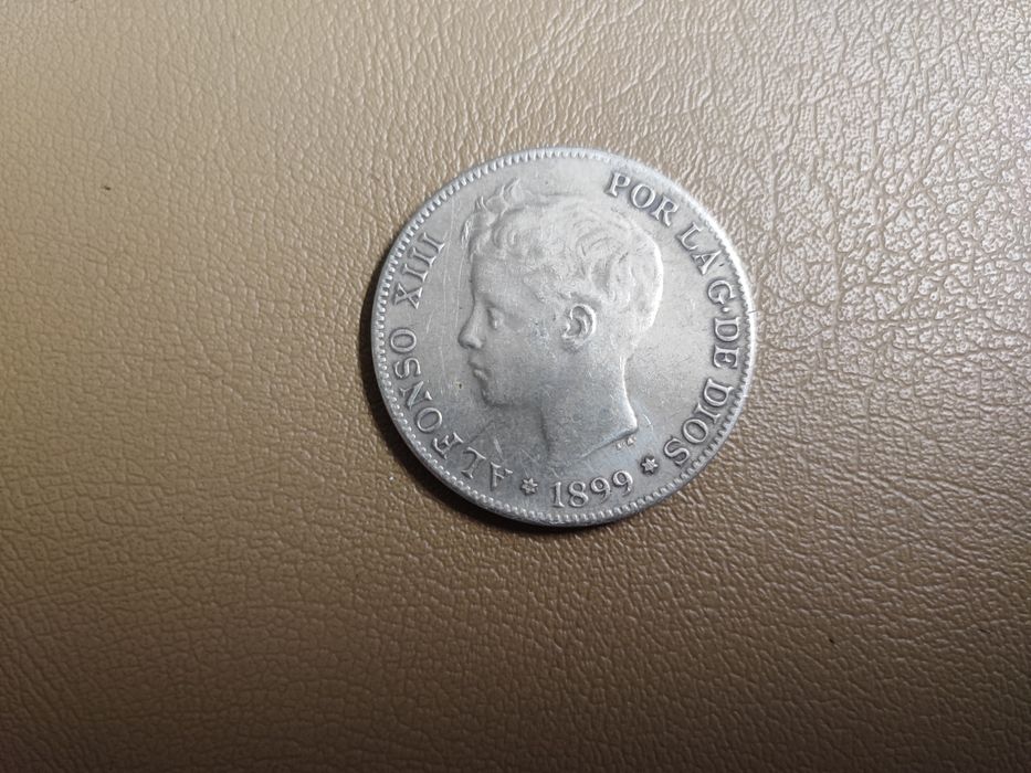Moedas 5pesetas, 1899