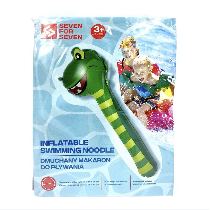 Dmuchany makaron do pływania DINOZAUR