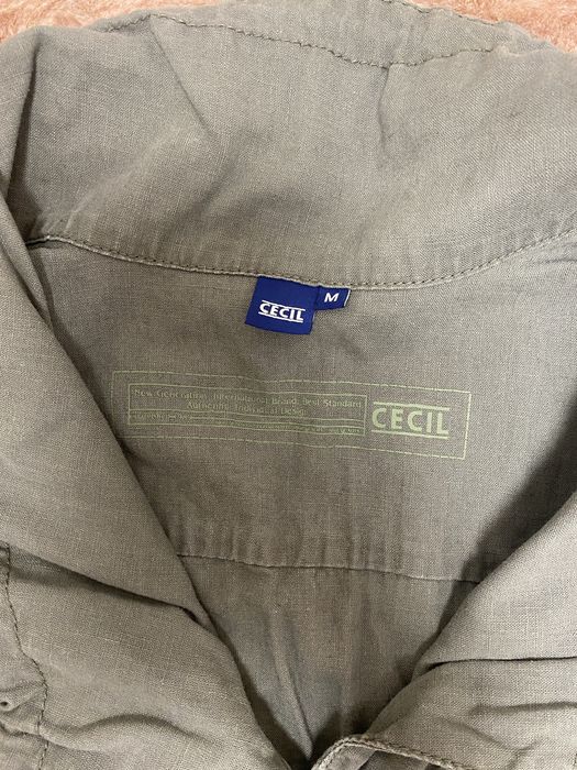 Lniana tunika len khaki cecil m/38