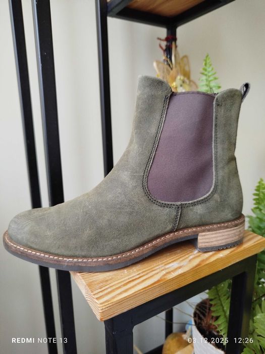 ECCO. Полуботинки осенние замшевые