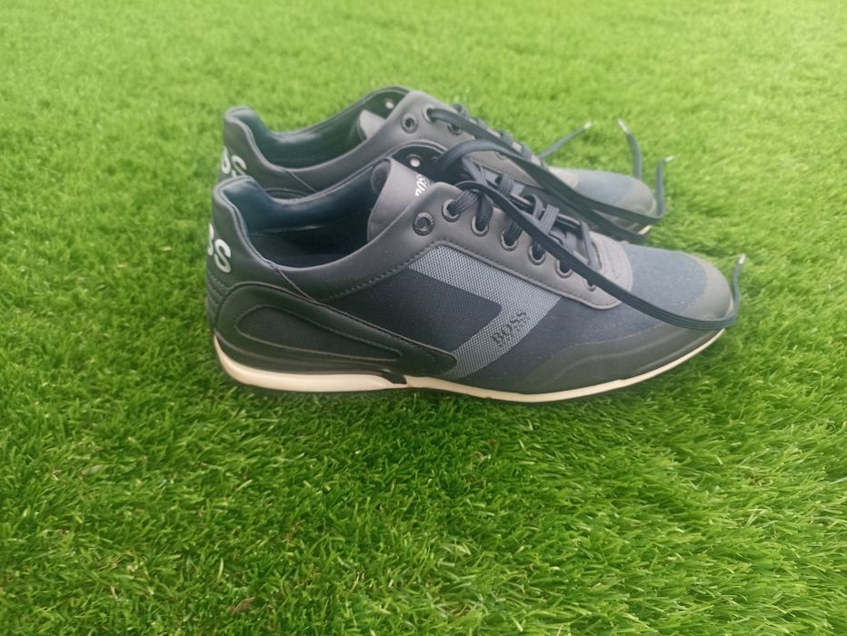 Sapatilhas Hugo Boss cinzentas e azuis