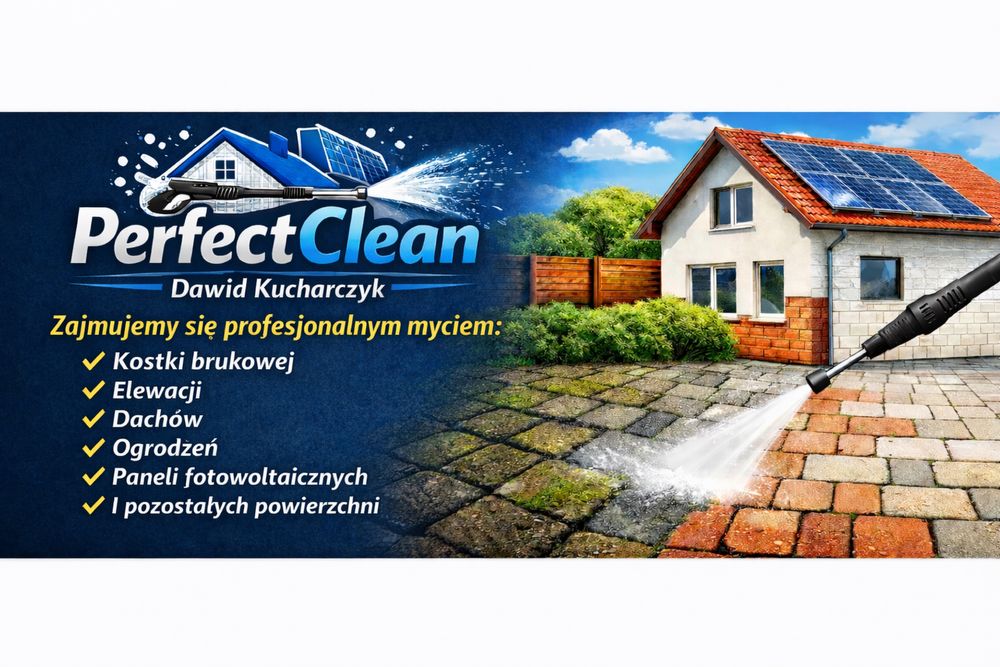 Profesjonalne mycie kostki, elewacji i pozostałych powierzchni