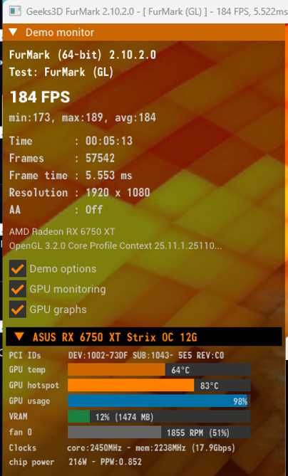 Asus Rog Strix RX 6750XT 12Gb