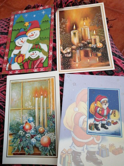 Postais de Portugal.2,50€Natal. Aniversário
