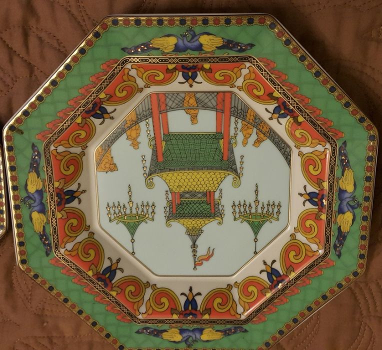 Винтажный набор пепельниц Rosenthal Versace Le Voyage de Marco Polo !!