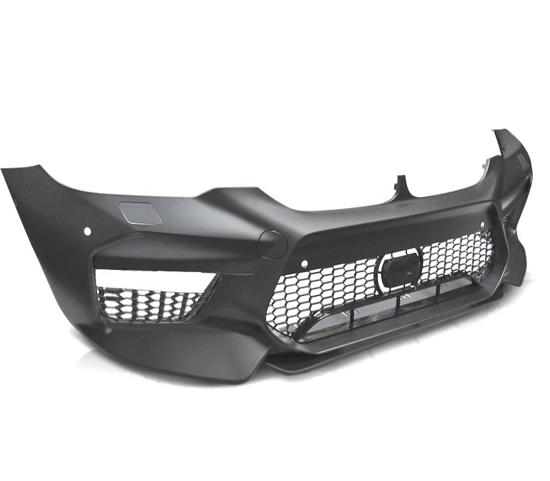 PARACHOQUES FRONTAL BMW G30 G31 17-20 LOOK M5 PDC + SPOILER LIP