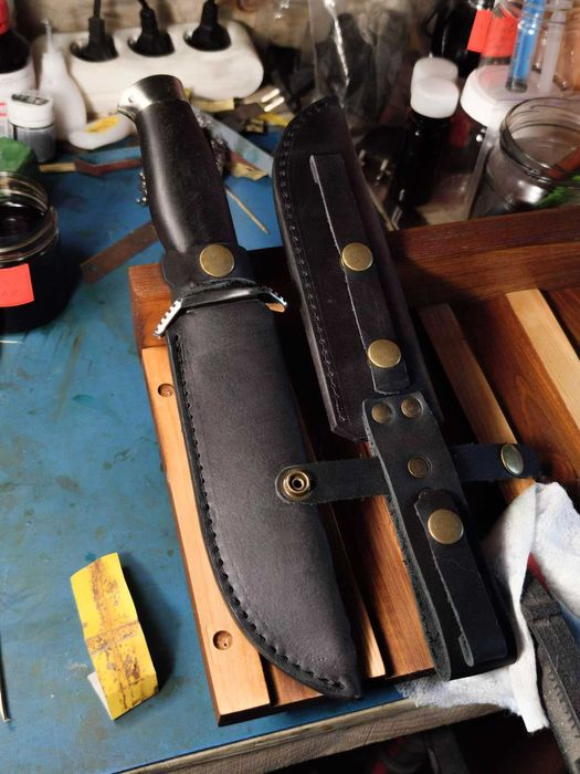 Нож ручной работы Каратель тактичний бойовий ніж Антитеррор