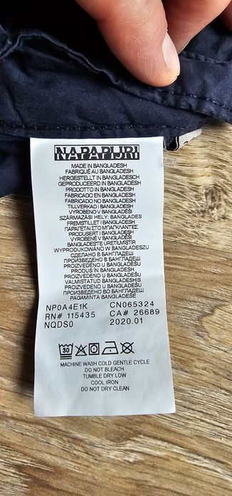 Napapijri męskie szorty rozmiar L wymiary na zdjęciach