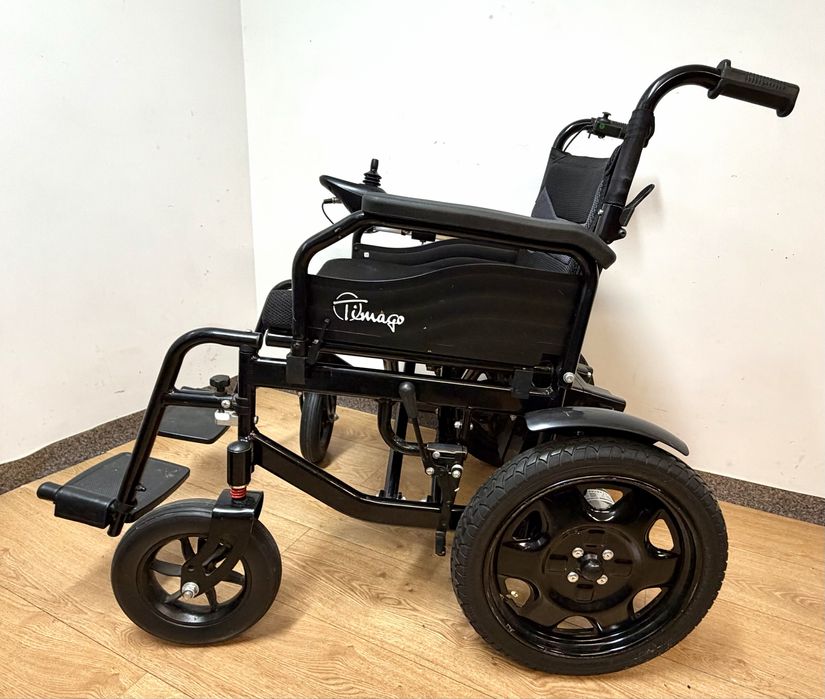 Wozek elektryczny skladany + joystick opiekuna