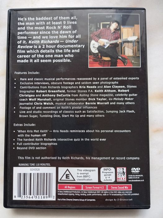 Keith Richards - Under review - dvd