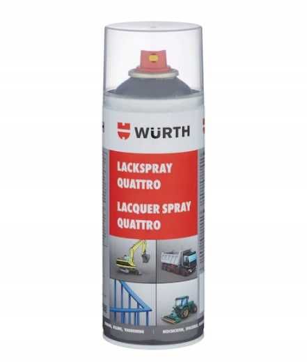 WURTH Lakier w sprayu Quattro RAL7016 SZARY 400ML