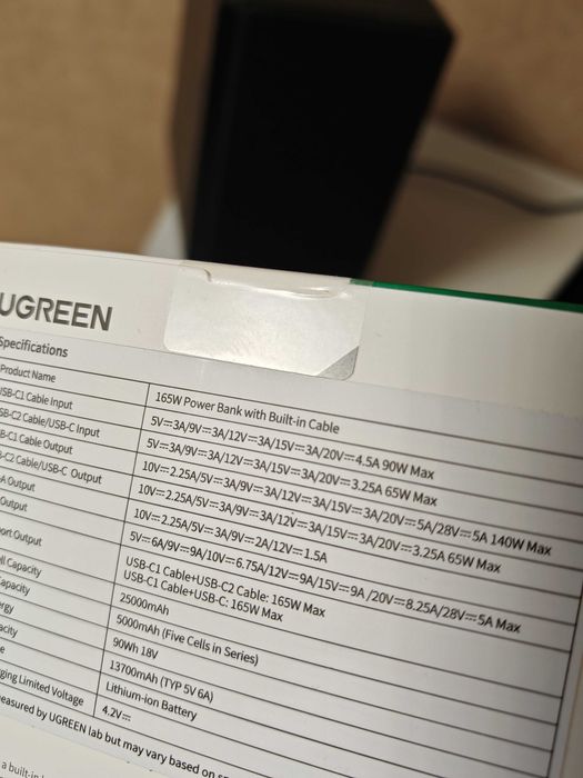 UGREEN Nexode PD 165W 25000mAh Power Bank -  PB552