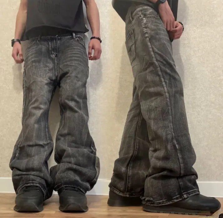 Джинсы клеш джинсы flared jeans balenciaga type