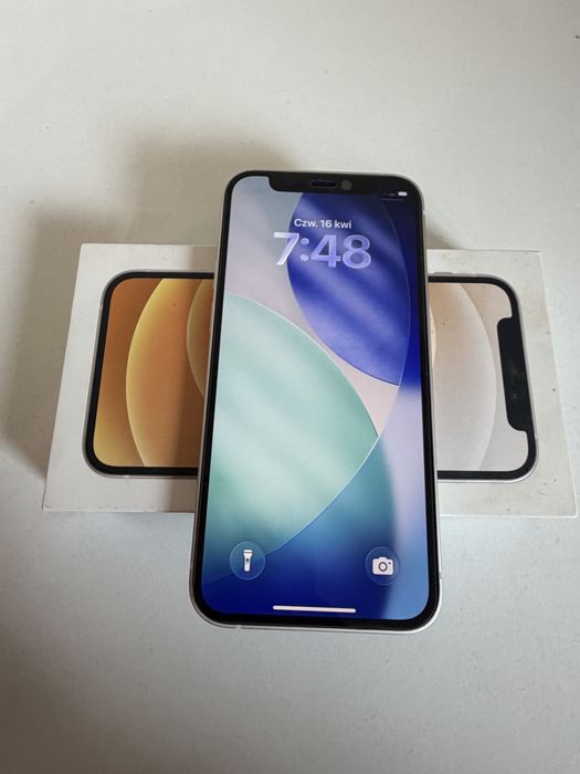 iPhone 12 mini 128gb White Stan Idealny Bateria 100%