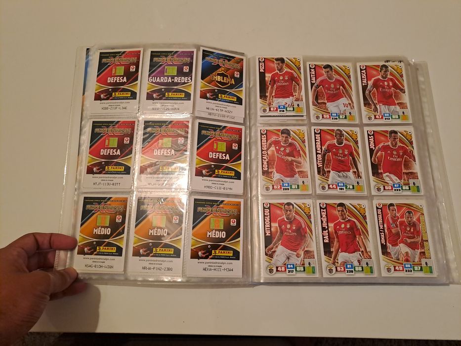 Caderneta de Cards Liga Portuguesa 2015-16 nova e completa