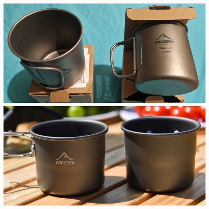 Титановая чашка 200 и 300 мл