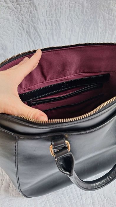 Shopper bag/torebka na ramię/do ręki Zara czarna