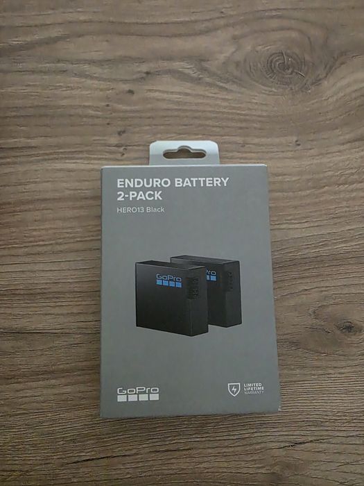 Nowy Dwupak Akumulatorów GOPRO Enduro do Hero 13 Black
