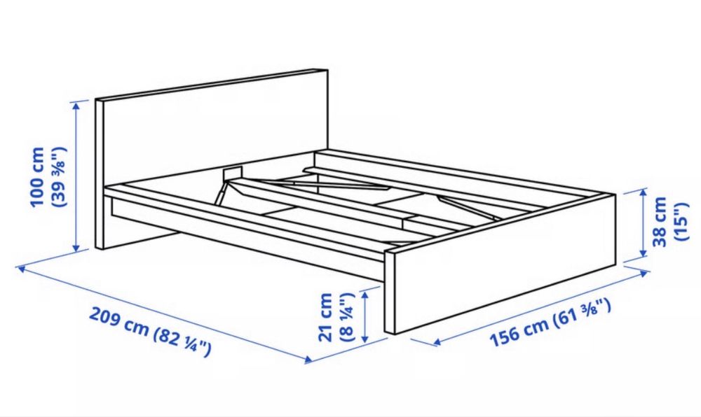 Cama Malm IKEA 140x200