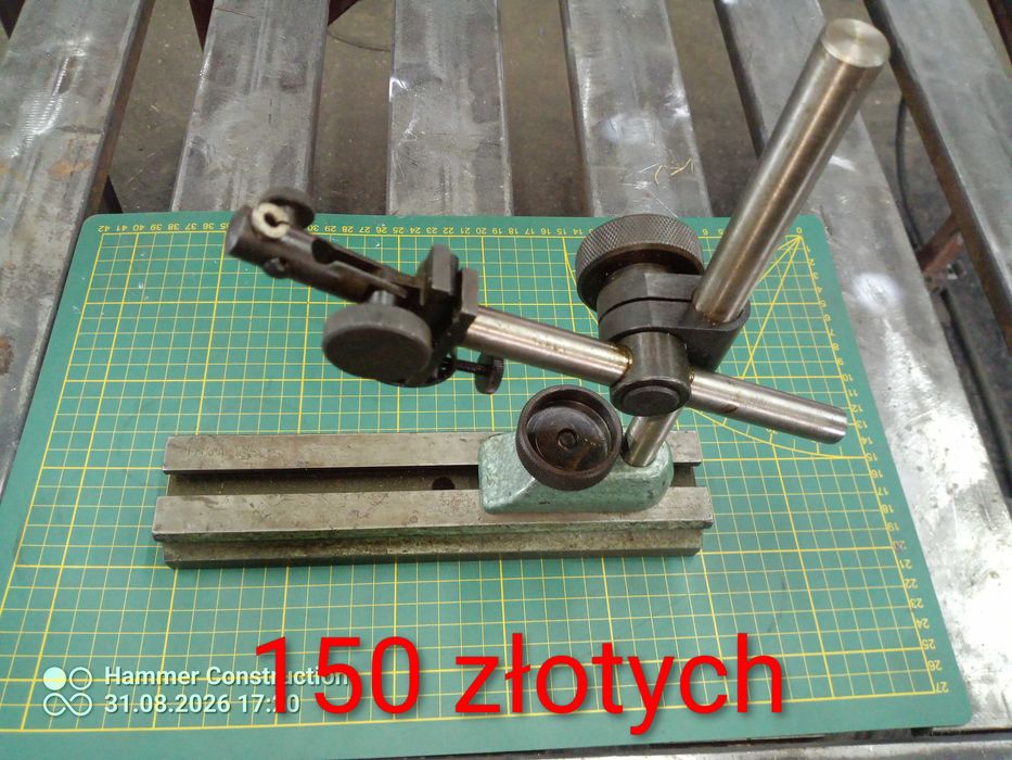 Statywy do czujnika zegarowego plus zegar