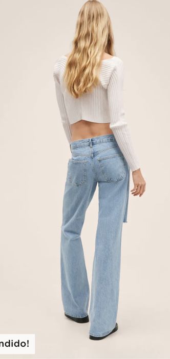 Джинси mango wide leg 36 new