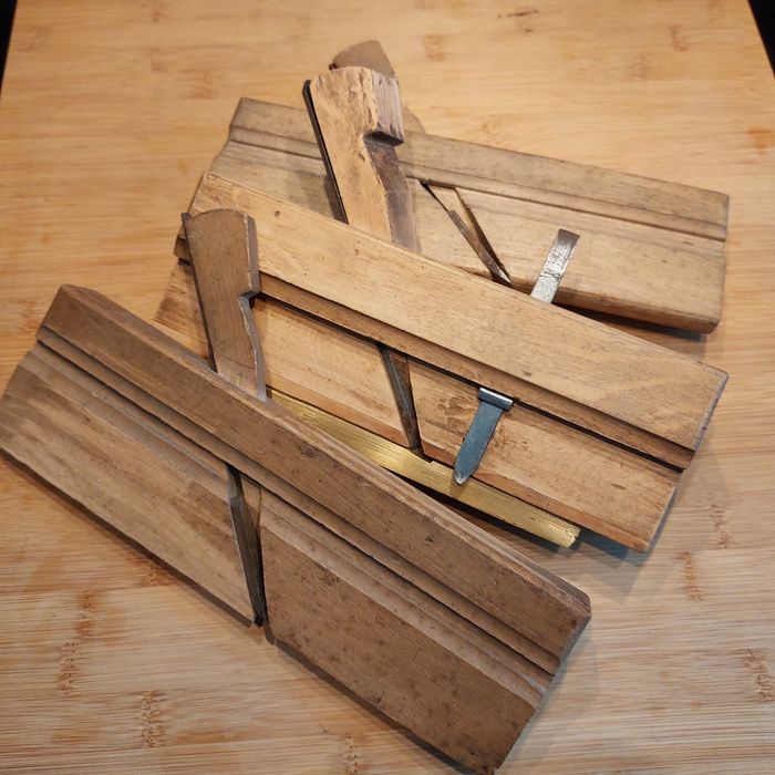 Stary hebel do drewna narzędzia stolarskie 3 sztuki