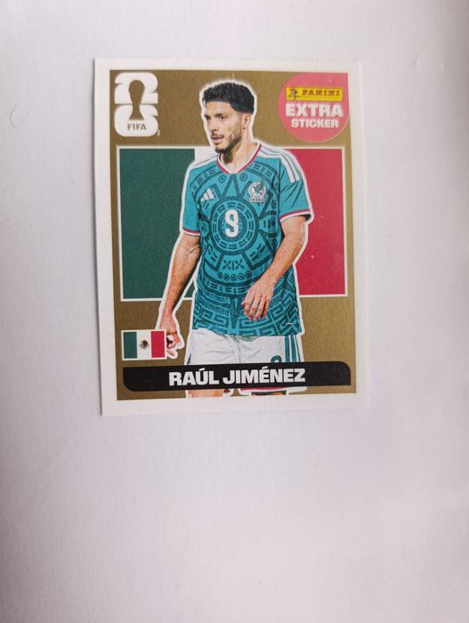 Panini FIFA World Cup 2026 – Raúl Jiménez EXTRA STICKER GOLD